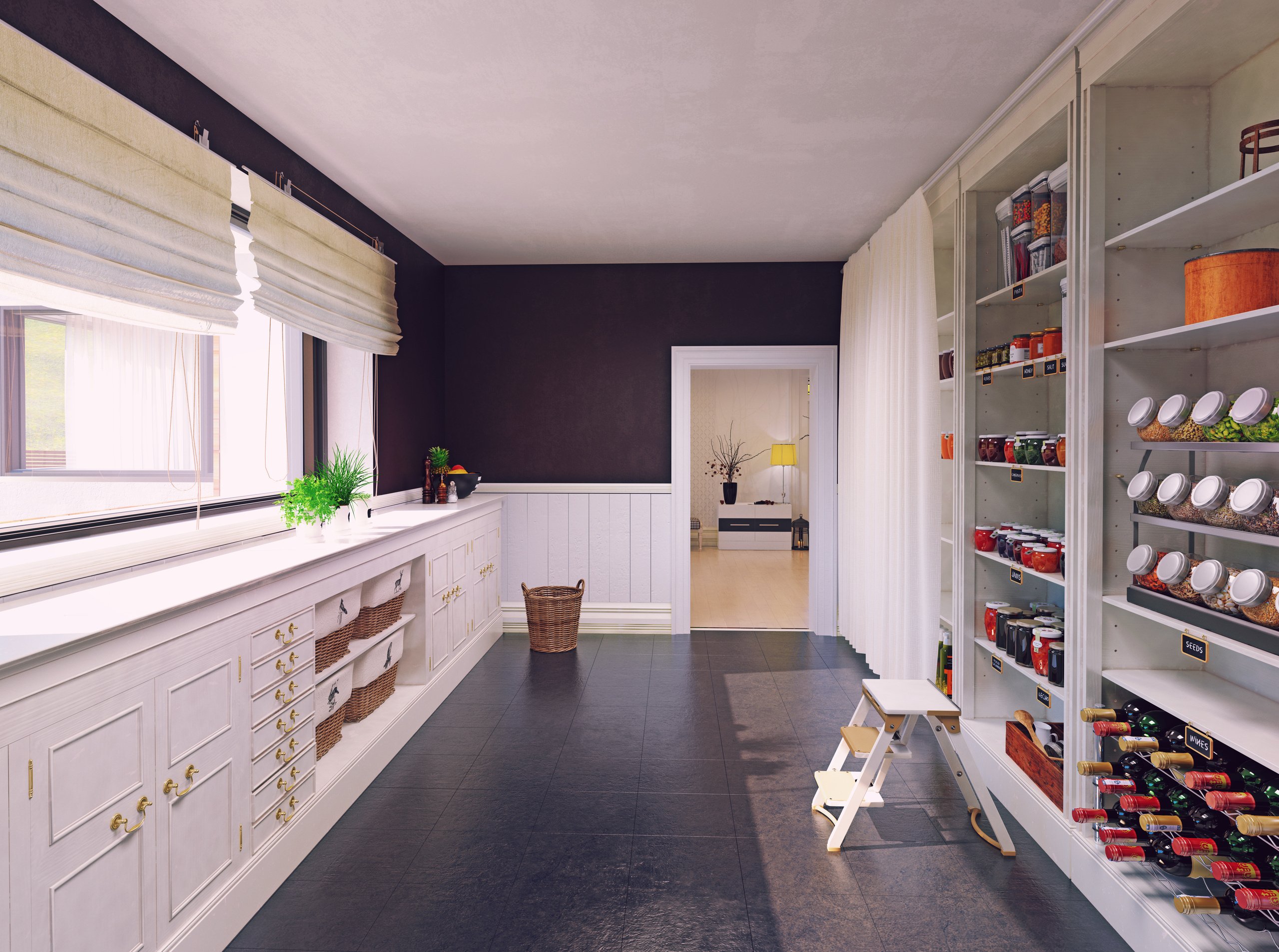 Modern Pantry Interior Design.